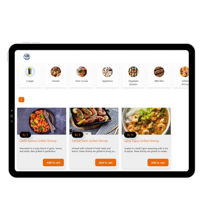 Custom restaurant website design by Bistroboost